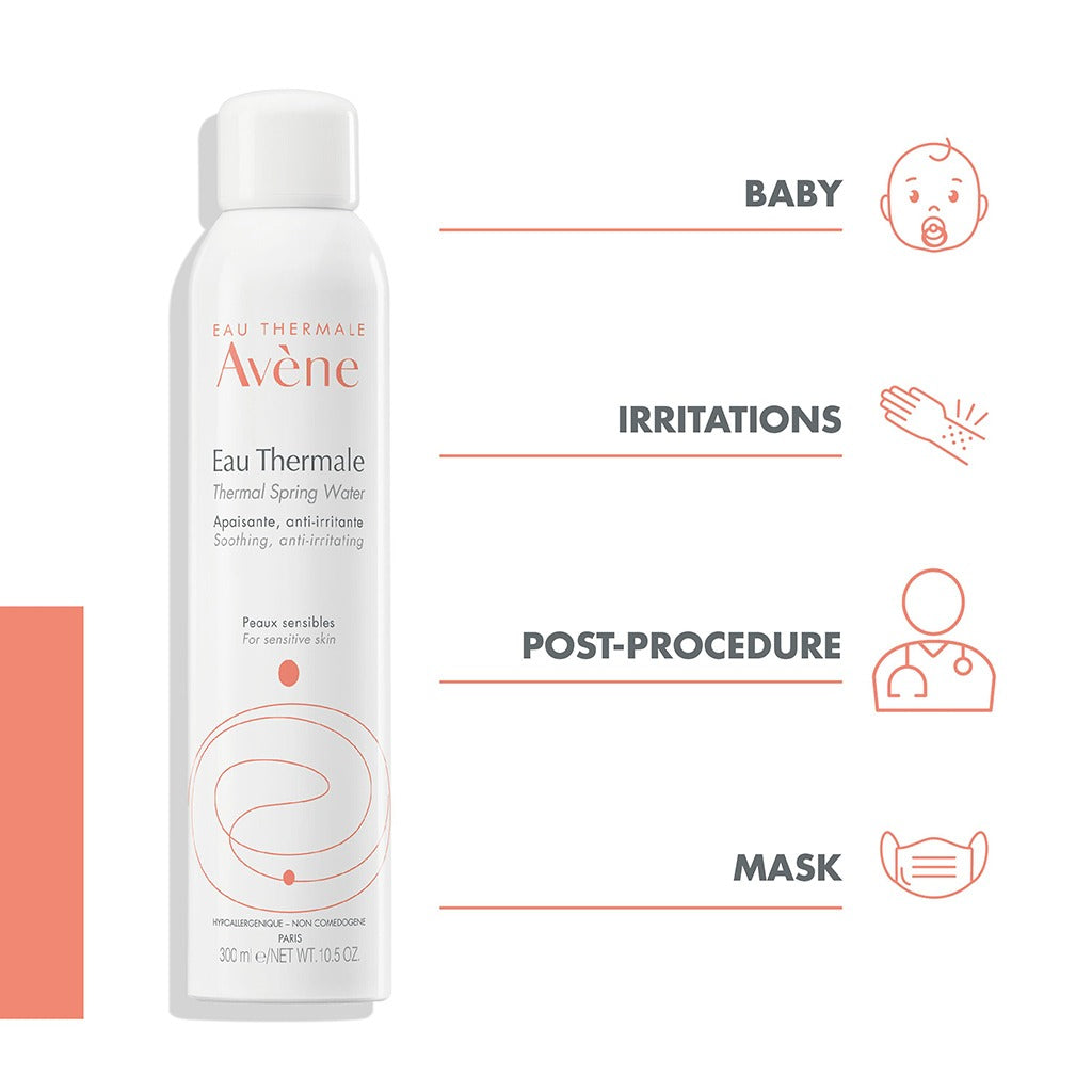 Avene Thermal Spring Water Spray, Soothing & Anti Irritating Water For Sensitive Skin 150ml