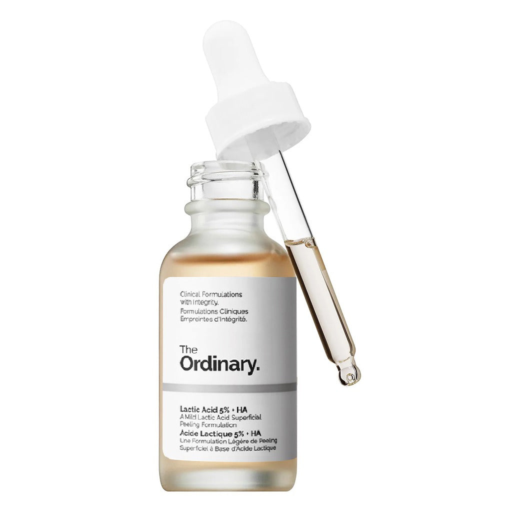 The Ordinary Lactic Acid 5% & Hyaluronic Acid Water Based Exfoliating Peeling Solution 30ml