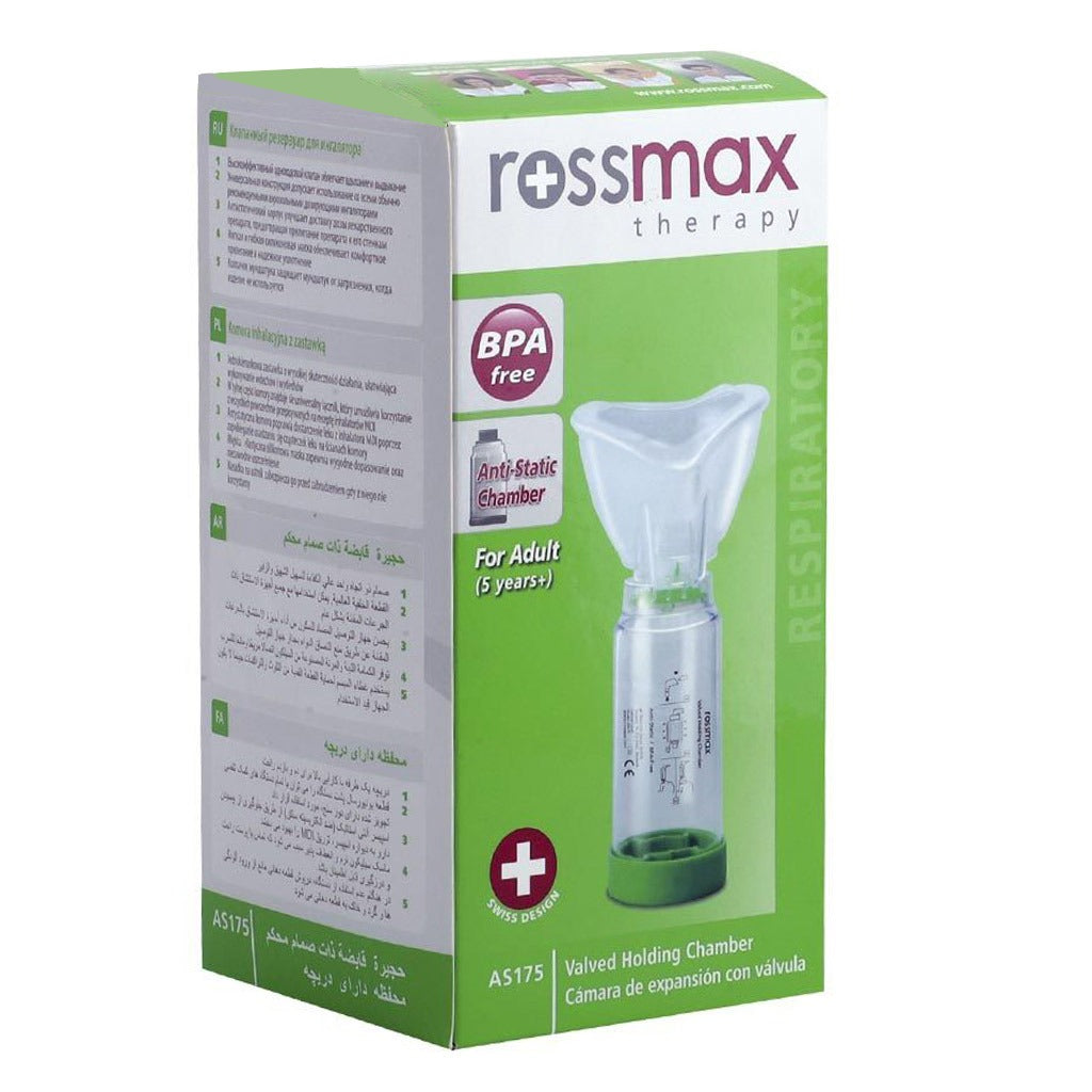 Rossmax AS175 قناع فاصل هوائي للبالغين مع حجرة تثبيت ذات صمام