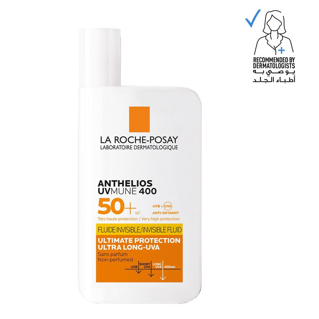 لاروش بوساي أنثيليوس UVMune 400 غير مرئي SPF50+ واقي من الشمس 50 مل