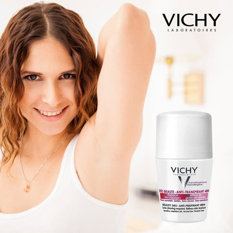 Vichy 48 Hours Anti Perspirant Beauty Deodorant Roll-On For Women 50ml