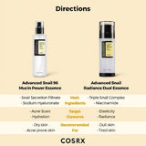 Cosrx Advanced Snail Radiance Dual Essence Facial Serum 80ml