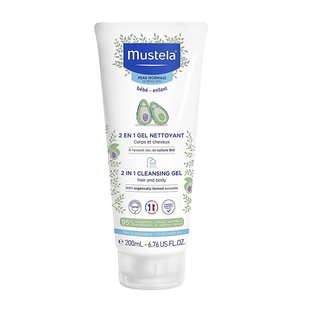 Mustela Baby 2 in 1 Cleansing Gel For Hair & Body 200 mL