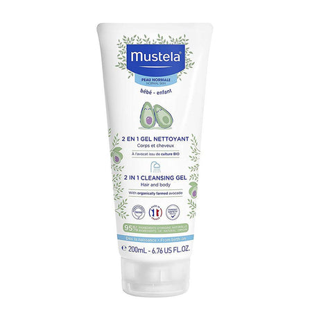 Mustela Baby 2 in 1 Cleansing Gel For Hair & Body 200 mL