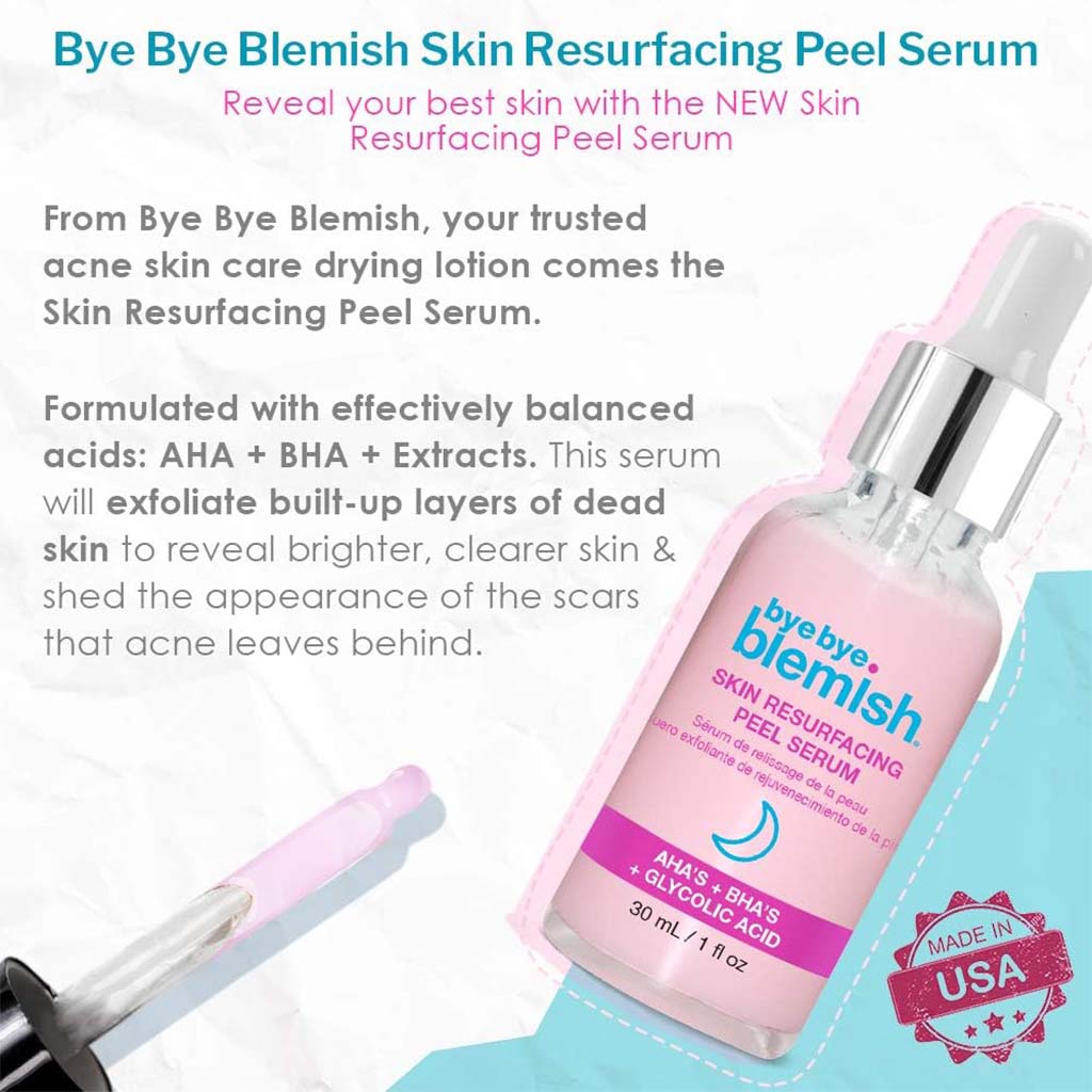 Bye Bye Blemish Skin Resurfacing Peel Serum 30ml