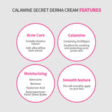 K-Secret Calamine Derma Secret Pink Solution Cream For Sensitive Skin 50ml