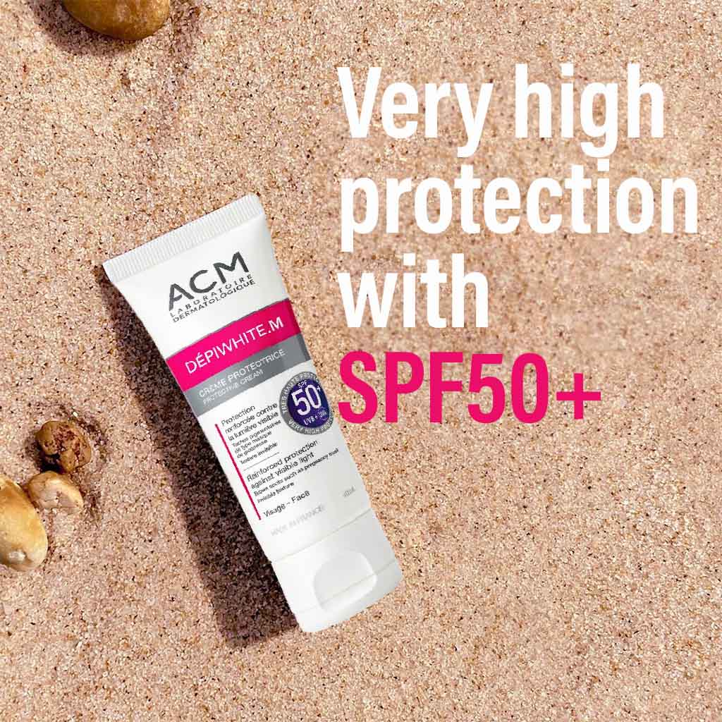 ACM Depiwhite M SPF50+ Face Sunscreen Cream With UVA + UVB + Blue light Protection 40ml