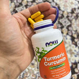 Now Curcumin 665mg Vegetarian Capsules For Anti-Inflammatory & Antioxidant Support, Pack of 60's