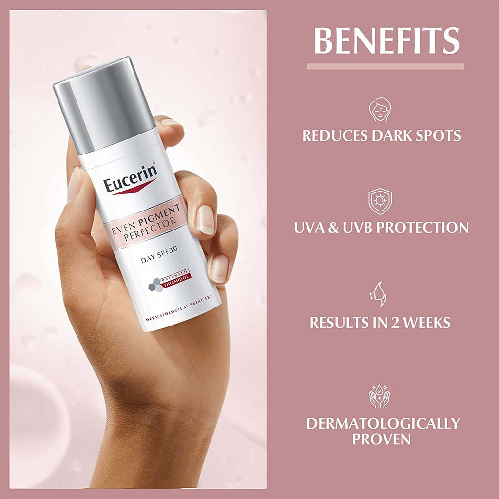 كريم النهار Eucerin Even Pigment Perfector SPF30 للبقع الداكنة 50 مل