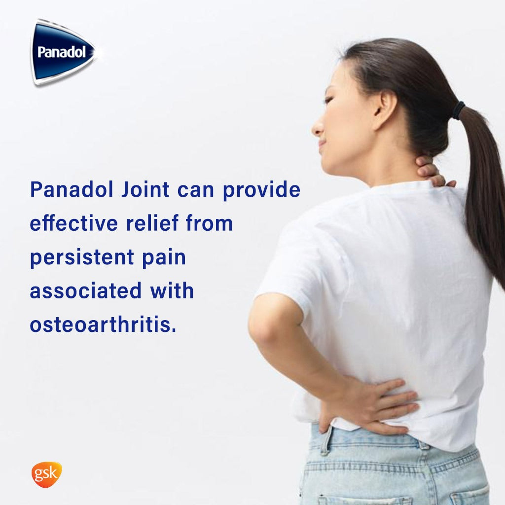 Panadol Joint 665mg Paracetamol Tablets For Osteoarthritis Joint Pain, Pack of 24's