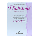 Vitabiotics Diabetone One-A-Day Sugar-Free Capsules With Essential Vitamins & Minerals For Diabetics, Pack of 30’s