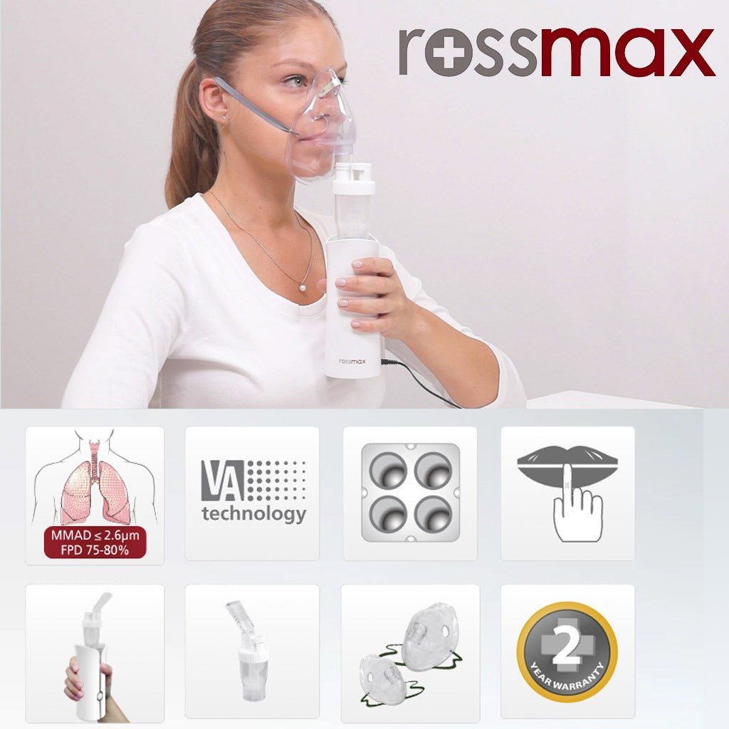 Rossmax Handheld Piston Nebulizer NH60 For Respiratory Care