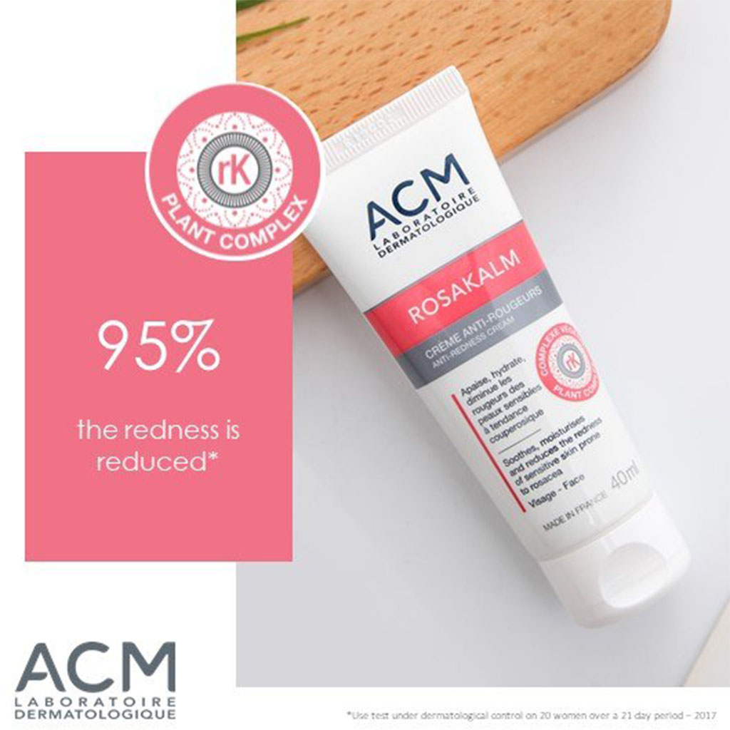 ACM Rosakalm Anti-Redness Cream For Reactive & Sensitive Skin 40ml