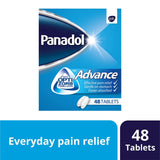 Panadol Advance Paracetamol 500mg Tablets For Fever And Pain Relief, Pack of 48's