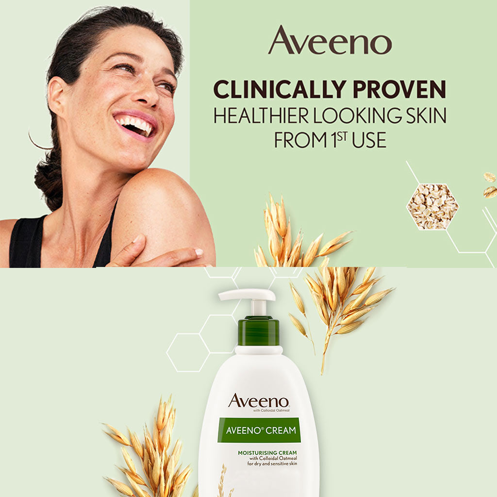 Aveeno Moisturizing Body Cream For Dry, Sensitive & Eczema Prone Skin 500ml