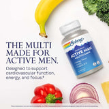 Solaray Once Daily Active Man Multivitamin Veg Capsules 90's