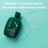 Alfaparf Milano Semi Di Lino Reconstruction Reparative Sulfate Free Low Shampoo, Professional Reconstruction Treatment For Damaged Hair 250ml