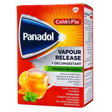 Panadol Cold And Flu Vapour Release + Decongestant, Hot Lemon & Honey Sachets, Pack of 10's