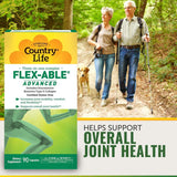 Country Life Flexable Advanced Capsules With Glucosamine For Joint Health, Pack of 90's