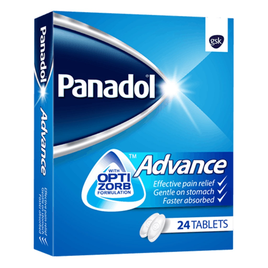 Panadol Advance Paracetamol 500mg Tablets For Fever And Pain Relief, Pack of 24's