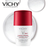 Vichy 96 Hour Clinical Control Dry Touch Anti-Odour Deodorant Roll-On For Women 50ml