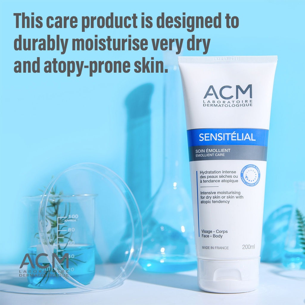 ACM Sensitelial Emollient Care Moisturiser For Dry & Atopy-Prone Skin 200ml