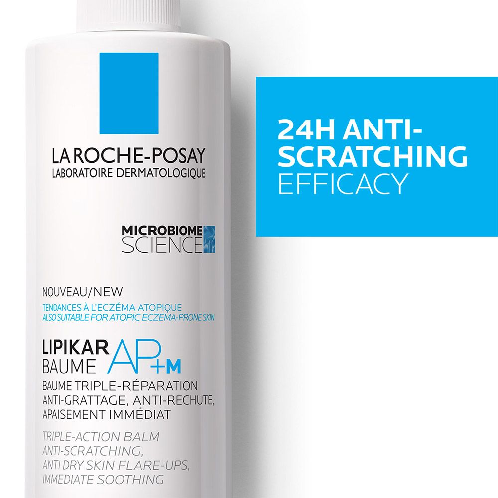 La Roche-Posay Lipikar Baume Ap+M Moisturizer For Atopic Eczema & Allergy-Prone Skin With Extreme Dryness 400ml