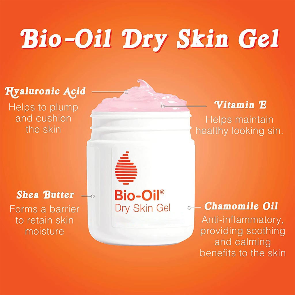 Bio-Oil Dry Skin Moisturiser Gel For Hydrating Dry And Sensitive Skin 200ml