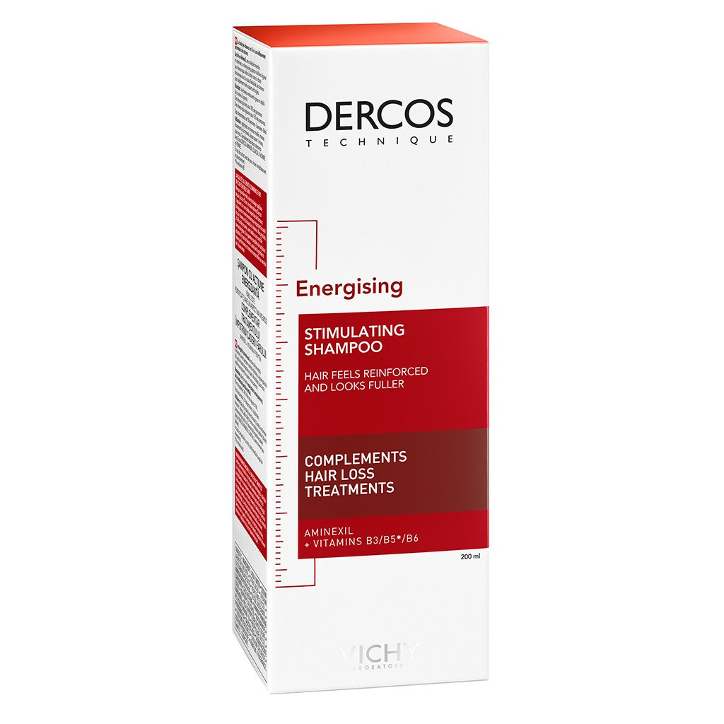 Vichy Dercos Energising & Stimulating Anti Hair Fall Shampoo With Aminexil 200ml