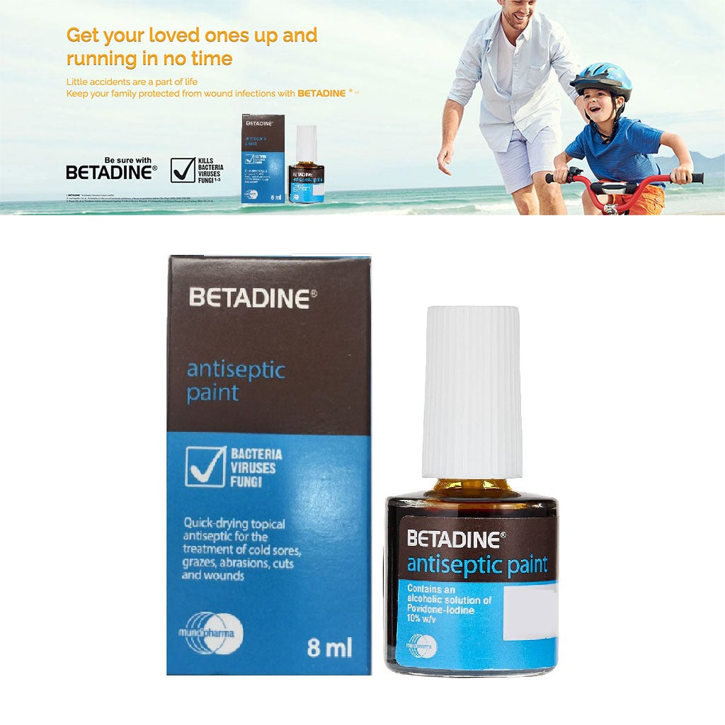 Betadine Antiseptic Paint 8 mL