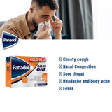 Panadol Cold & Flu All In One Tablets For Cough, Cold & Flu Symptoms, Pack of 24's