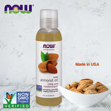 Now Solutions 100% Pure Sweet Almond Moisturizing Oil 118ml