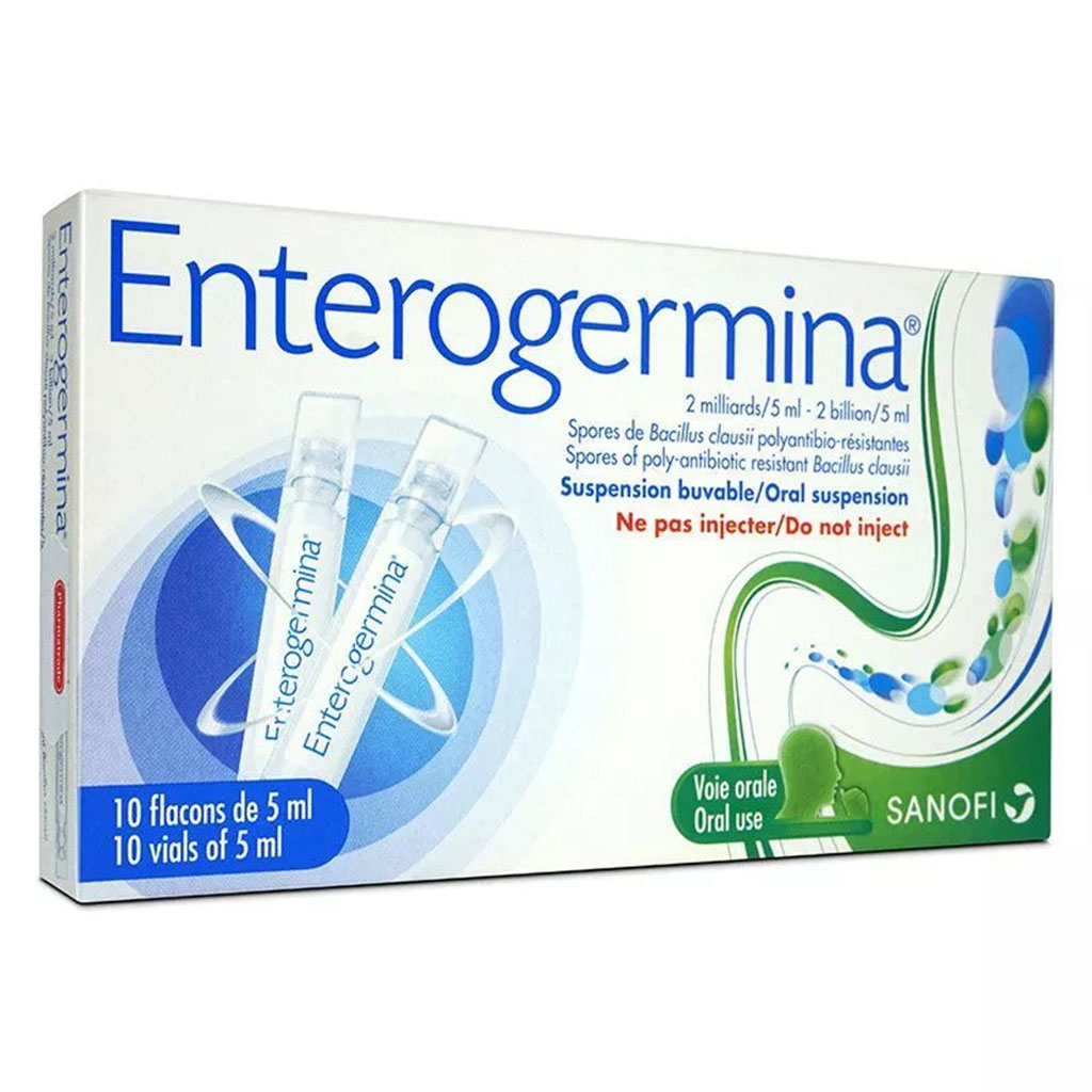 Enterogermina 2 Billion/5 mL Suspension Oral Vials 10's