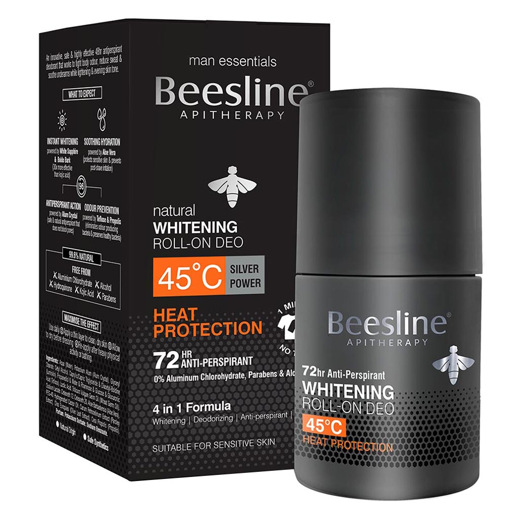 Beesline® Apitherapy Men Whitening Roll-On Deo 45° Heat Protection 50 mL