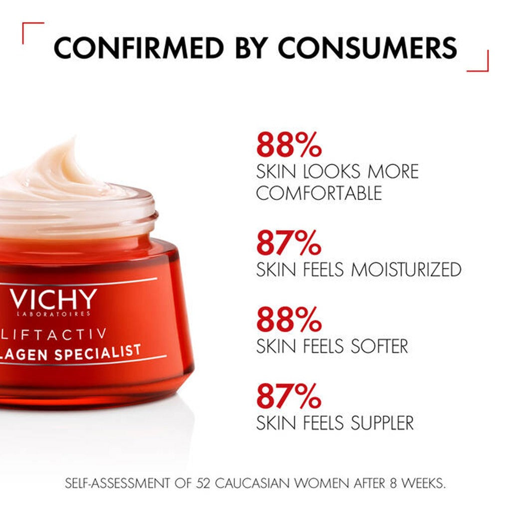 Vichy Liftactiv Collagen Specialist Anti Aging, Anti-Wrinkle Face Moisturizing Day Cream 50ml