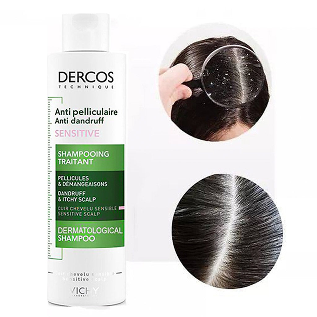 Vichy Dercos Anti Dandruff Shampoo For Sensitive Scalp 200ml