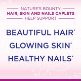 Nature's Bounty Hair, Skin & Nails Caplets 60's