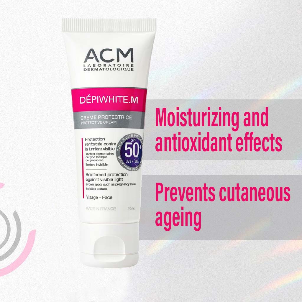 ACM Depiwhite M SPF50+ Face Sunscreen Cream With UVA + UVB + Blue light Protection 40ml