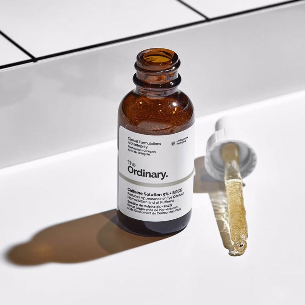 The Ordinary Caffeine Solution 5% & EGCG Water Based Eye Serum Undereye Puffiness & Pigmentation 30ml