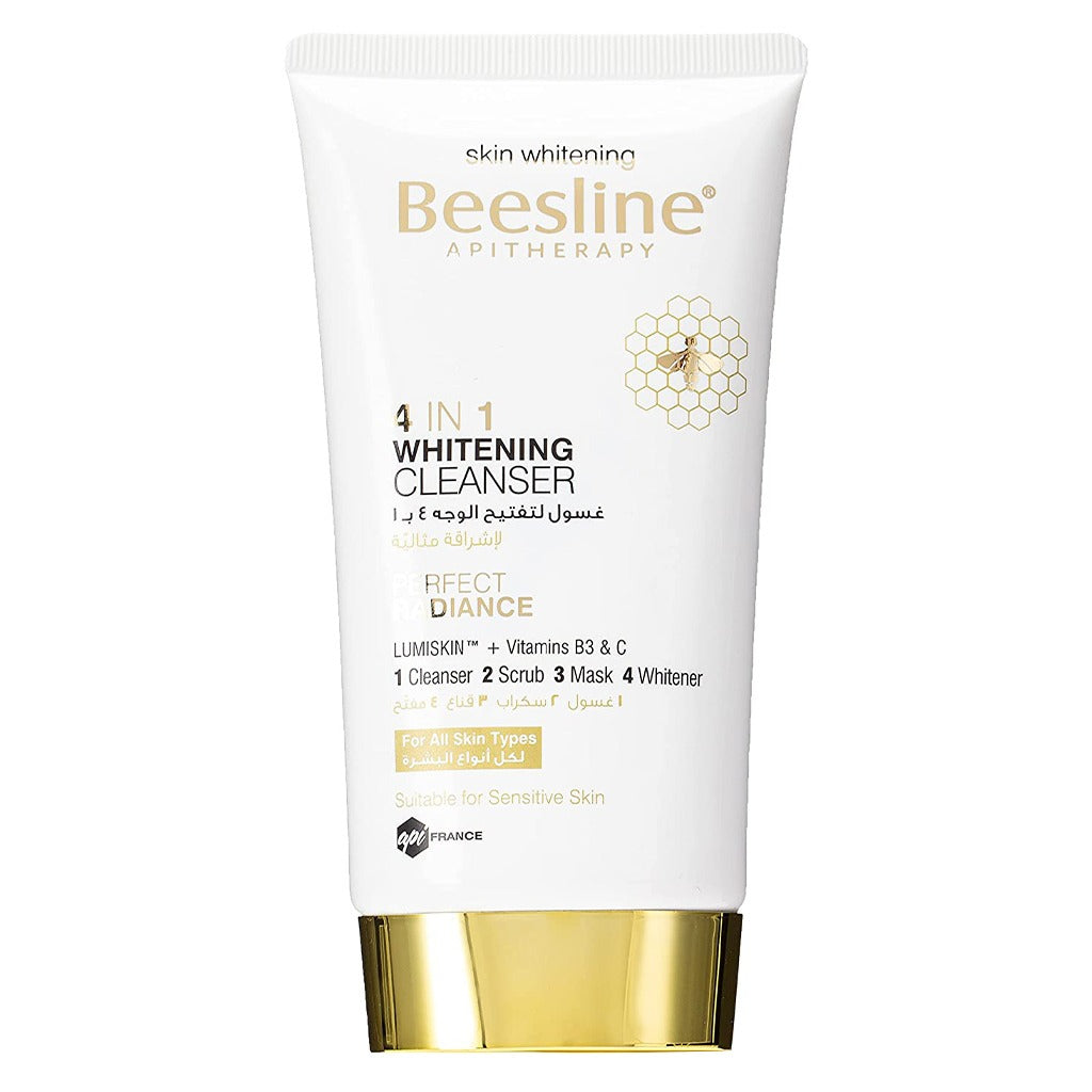 Beesline® Apitherapy Perfect Radiance Whitening 4 في 1 منظف الوجه 150 مل