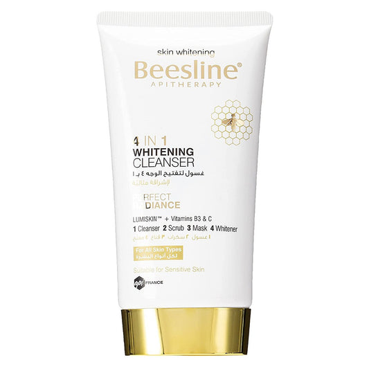 Beesline® Apitherapy Perfect Radiance Whitening 4 في 1 منظف الوجه 150 مل