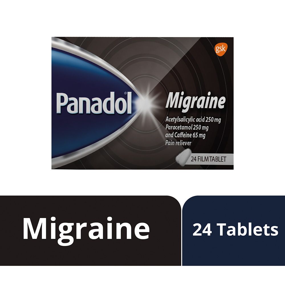 Panadol Migraine Tablets, Pack of 24's