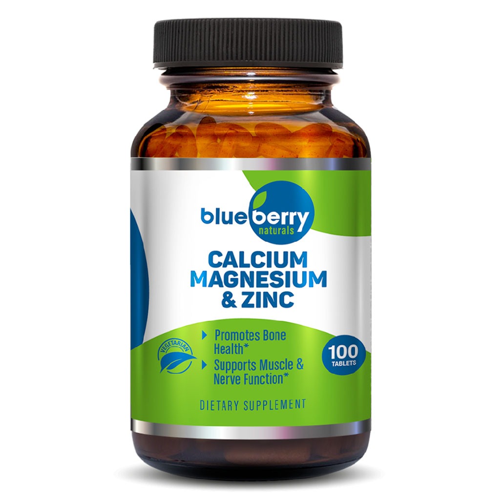 Blueberry Naturals Calcium Magnesium & Zinc Tablet 100's