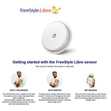 حساس Freestyle Libre 2 للمراقبة المستمرة للجلوكوز، عبوة من حساس واحد