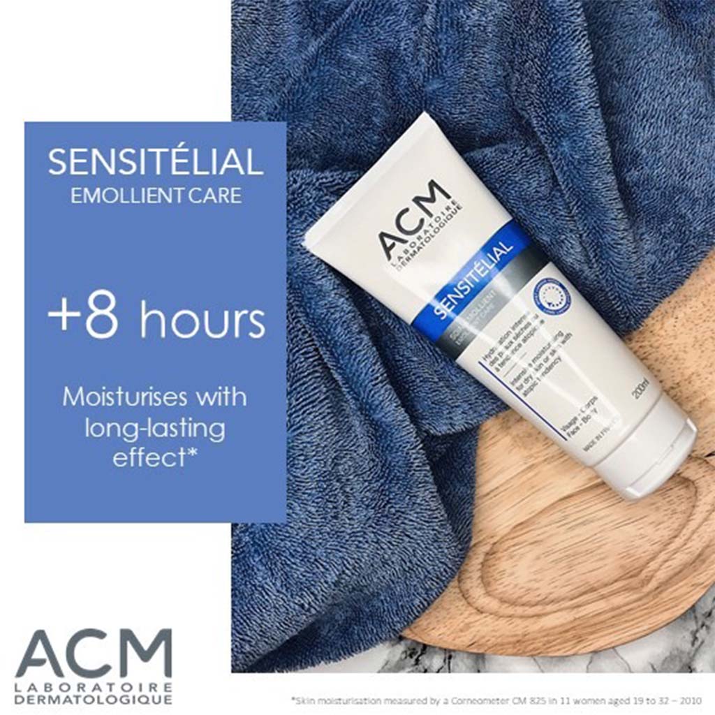 ACM Sensitelial Emollient Care Moisturiser For Dry & Atopy-Prone Skin 200ml