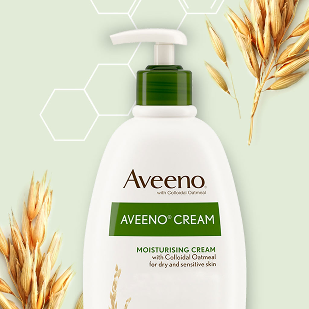 Aveeno Moisturizing Body Cream For Dry, Sensitive & Eczema Prone Skin 500ml