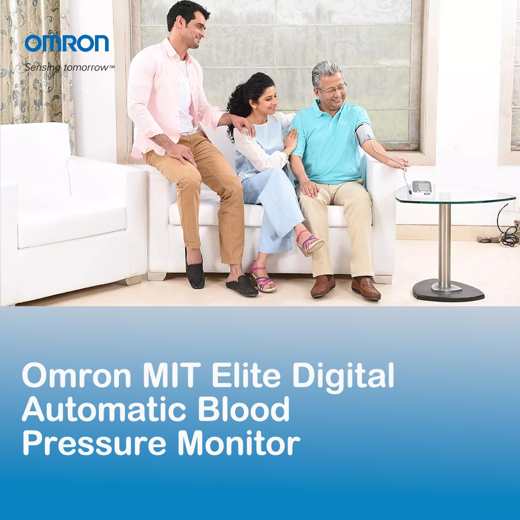 جهاز قياس ضغط الدم الأوتوماتيكي الرقمي من معهد ماساتشوستس للتكنولوجيا (MIT Elite) من أومرون