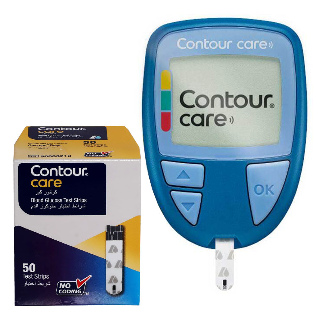 جهاز مراقبة نسبة السكر في الدم من أسينسيا كونتور كير + شرائط ترويجية