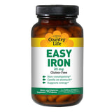 Country Life Easy Iron 25 مجم كبسولات مكملة لنقص الحديد، عبوة مكونة من 90 كبسولة