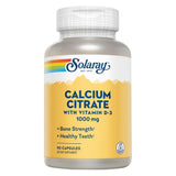 Solaray Calcium Citrate 1000 mg With Vitamin D3 Capsule 90's